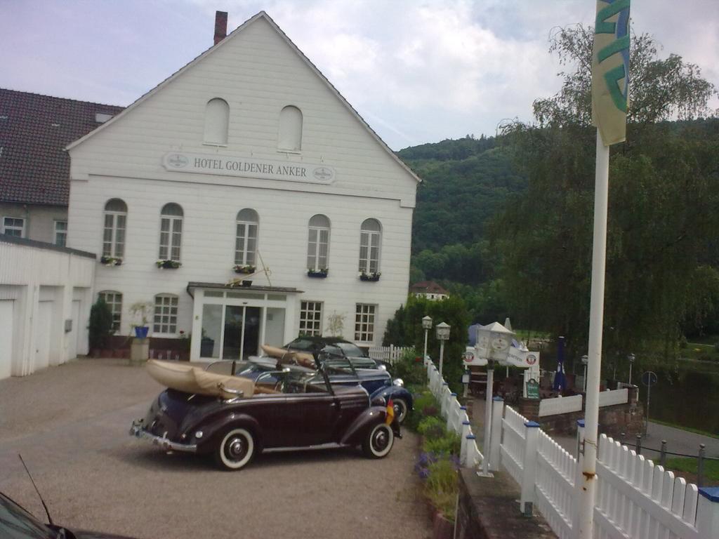 Hotel Goldener Anker Bodenwerder Esterno foto